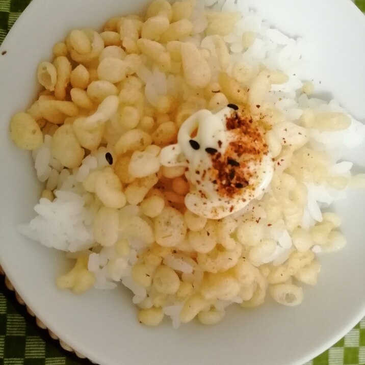 天かすごま油つゆかけご飯